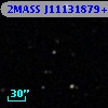 2MASS J11131879+0016321