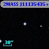 2MASS J11135435+0016405