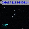 2MASS J11144201+0008169