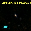 2MASX J11141927+0010444