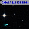 2MASS J11133654+0011329