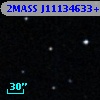 2MASS J11134633+0004499