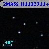 2MASS J11132711+0004149
