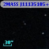 2MASS J11135105+0003074