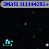 2MASS J11144285+0003488