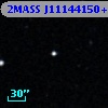 2MASS J11144150+0000402