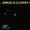 2MASS J11110497+0128317