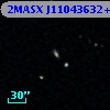 2MASX J11043632+0020477