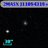 2MASX J11084318+0115385
