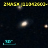 2MASX J11042603-0032534