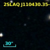 2SLAQ J110430.35-003313.3