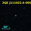 2SLAQ J111022.39-005544.5