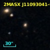 2MASX J11093041-0036394