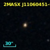 2MASX J11060451-0059161