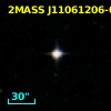 2MASS J11061206-0015068
