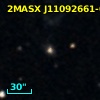 2MASX J11092661-0007414