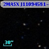 2MASX J11094581-0017024