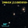 2MASX J11085950-0008047
