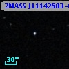 2MASS J11142803-0006430