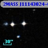 2MASS J11143024-0014300