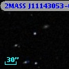 2MASS J11143053-0016554