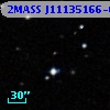 2MASS J11135166-0016550