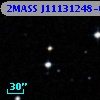 2MASS J11131248-0014230