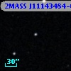 2MASS J11143484-0000297