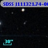 SDSS J111321.74-000323.4