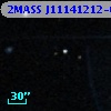 2MASS J11141212-0004368