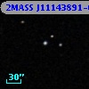 2MASS J11143891-0009455