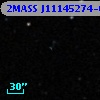 2MASS J11145274-0010335