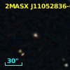 2MASX J11052836-0356437