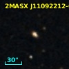 2MASX J11092212-0315377
