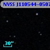 NVSS J110544-050709