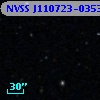 NVSS J110723-035302