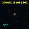2MASX J11055561-0538057