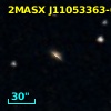 2MASX J11053363-0558047