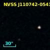 NVSS J110742-054106
