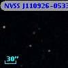 NVSS J110926-053305