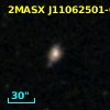 2MASX J11062501-0849026
