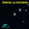 2MASX J11053940-1145589