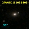 2MASX J11035803-2127161