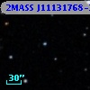 2MASS J11131768-2519025