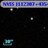 NVSS J112307+435456