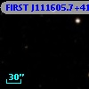 FIRST J111605.7+412102