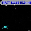 FIRST J111615.0+410424