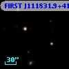 FIRST J111831.9+411505