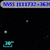 NVSS J111732+363801