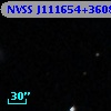 NVSS J111654+360826
